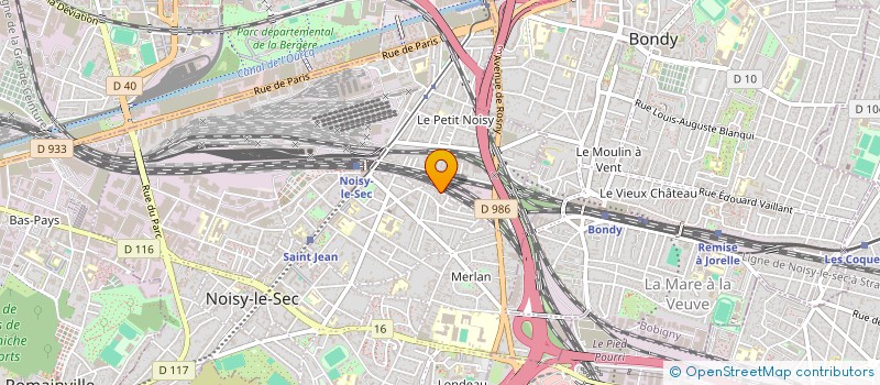 localisation de l'entreprise MONSIEUR ISMAEL ECHAKRA FRIKEL  NOISY-LE-SEC