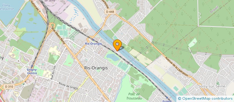 localisation de l'entreprise MONSIEUR ISMAEL EL ADAOUI  RIS-ORANGIS