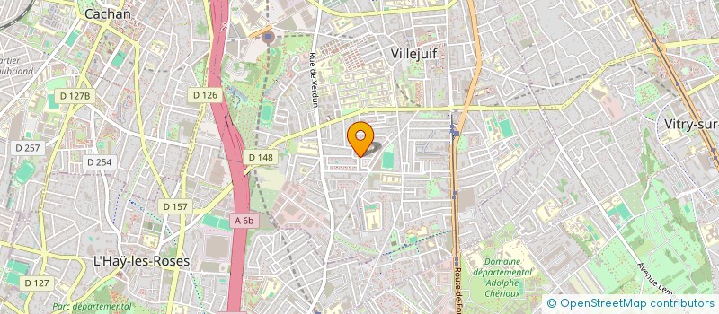 localisation de l'entreprise MONSIEUR ISMAEL EL ATIFI à VILLEJUIF