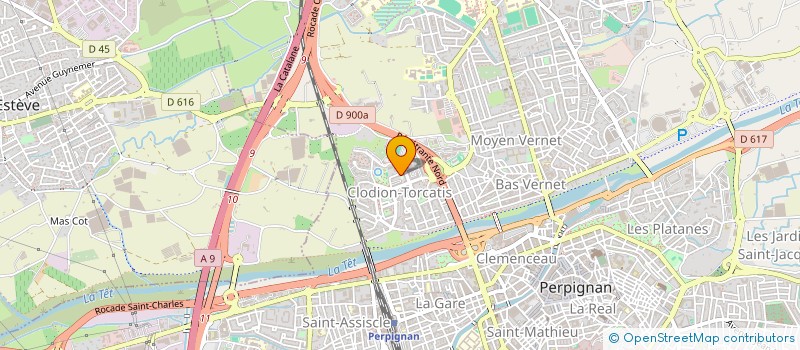 localisation de l'entreprise MONSIEUR ISMAEL EL WAHABI TRIBAK  PERPIGNAN