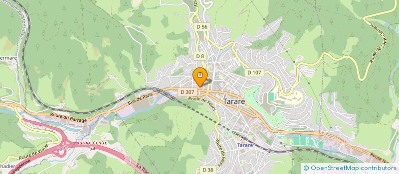 localisation de l'entreprise MONSIEUR ISMAEL ELKHAOUACE  TARARE