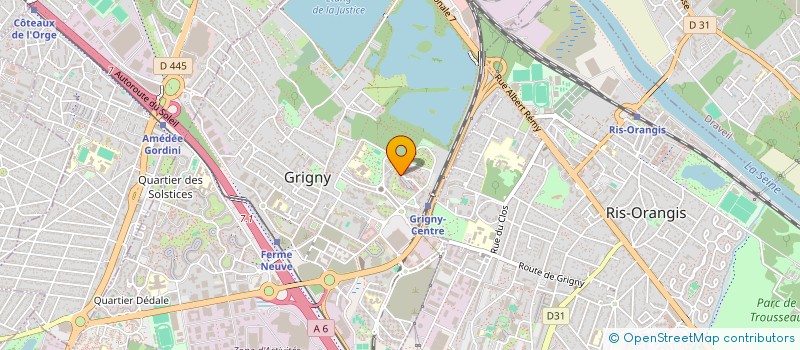 localisation de l'entreprise MONSIEUR ISMAEL ELOLA  GRIGNY