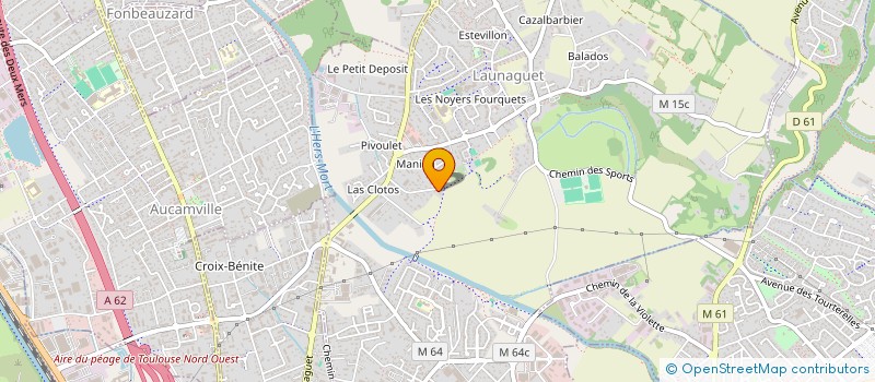 localisation de l'entreprise MONSIEUR ISMAEL ERROUAH  LAUNAGUET