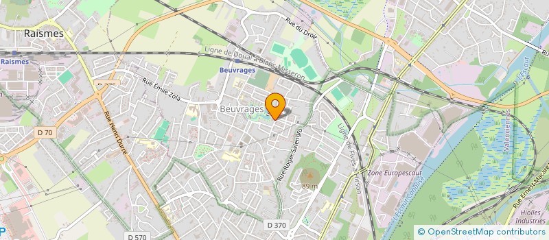 localisation de l'entreprise MONSIEUR ISMAEL FERREIRA  BEUVRAGES