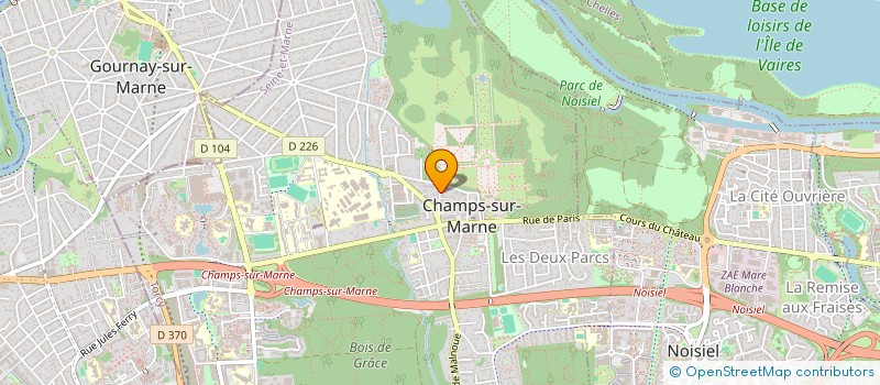 localisation de l'entreprise MONSIEUR ISMAEL GANDEGA  CHAMPS-SUR-MARNE