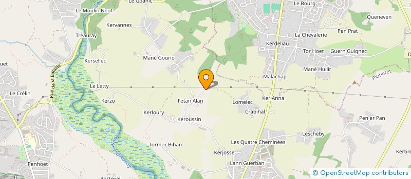 localisation de l'entreprise MONSIEUR ISMAEL GHARSALLI à AURAY