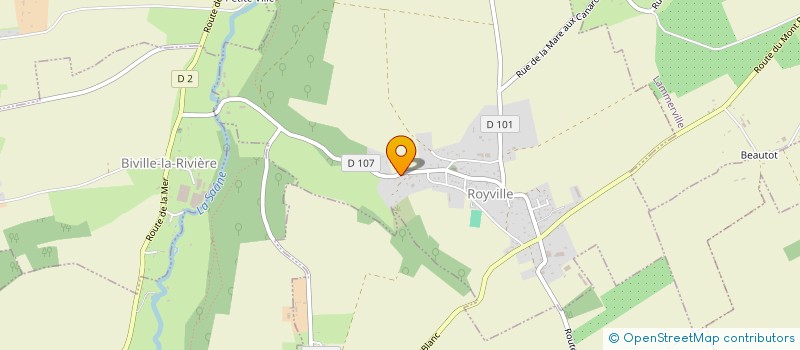 localisation de l'entreprise MONSIEUR ISMAEL GUEVILLE  ROYVILLE