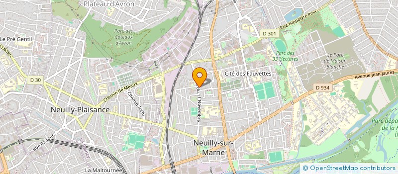 localisation de l'entreprise MONSIEUR ISMAEL GUEYE à NEUILLY-SUR-MARNE