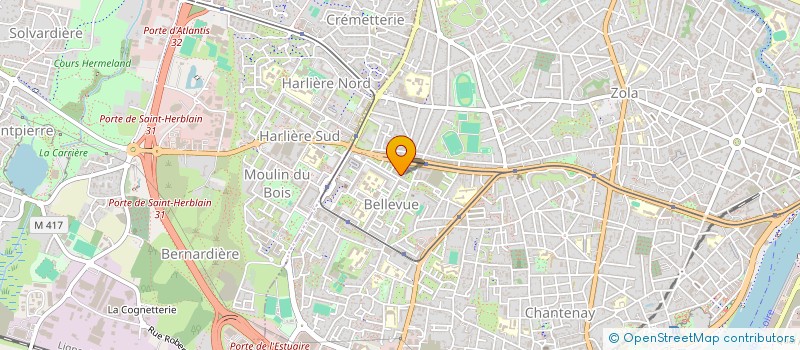 localisation de l'entreprise MONSIEUR ISMAEL HAMED à NANTES