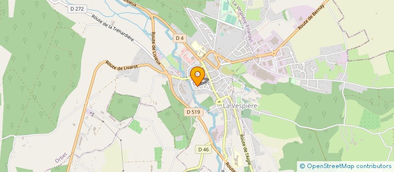 localisation de l'entreprise MONSIEUR ISMAEL HELFRICH  ORBEC