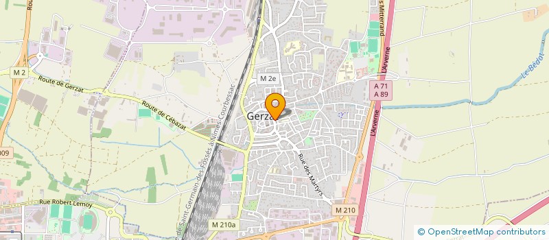 localisation de l'entreprise MONSIEUR ISMAEL HELFRID  GERZAT