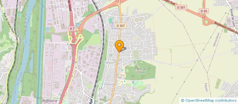 localisation de l'entreprise MONSIEUR ISMAEL JOBERT  FEYZIN