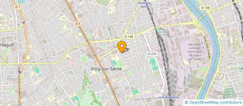 localisation de l'entreprise MONSIEUR ISMAEL JOHN BAPTISTE à VITRY-SUR-SEINE