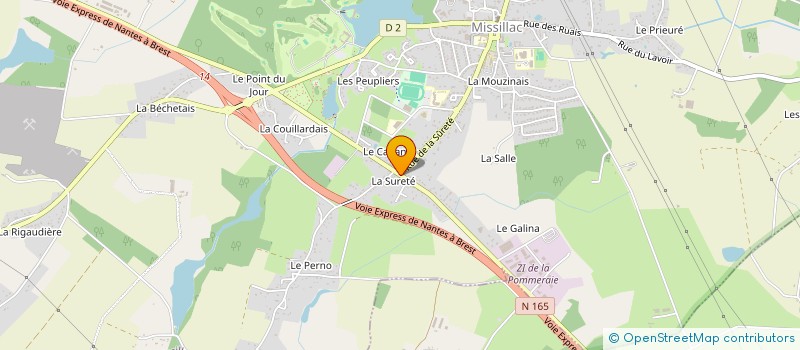 localisation de l'entreprise MONSIEUR ISMAEL JOSSO  MISSILLAC