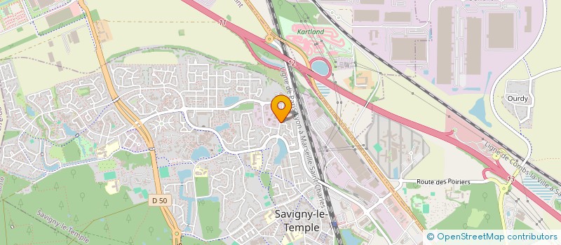 localisation de l'entreprise MONSIEUR ISMAEL KABBA  SAVIGNY-LE-TEMPLE