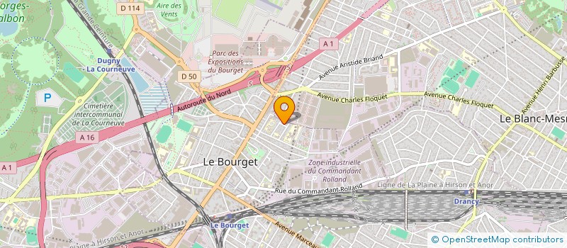 localisation de l'entreprise MONSIEUR ISMAEL KADI  LE BOURGET