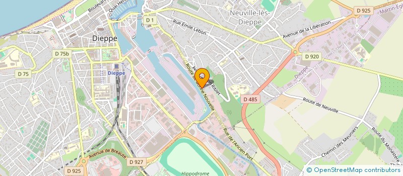 localisation de l'entreprise MONSIEUR ISMAEL LAHLOU  DIEPPE