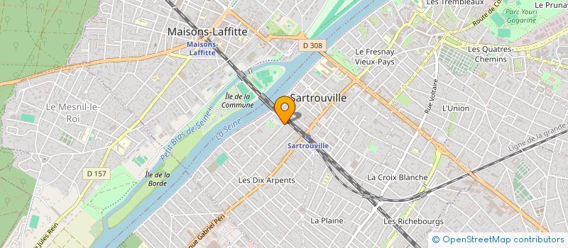 localisation de l'entreprise MONSIEUR ISMAEL LECANET à SARTROUVILLE