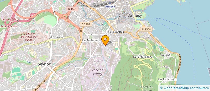 localisation de l'entreprise MONSIEUR ISMAEL LOUNES à ANNECY