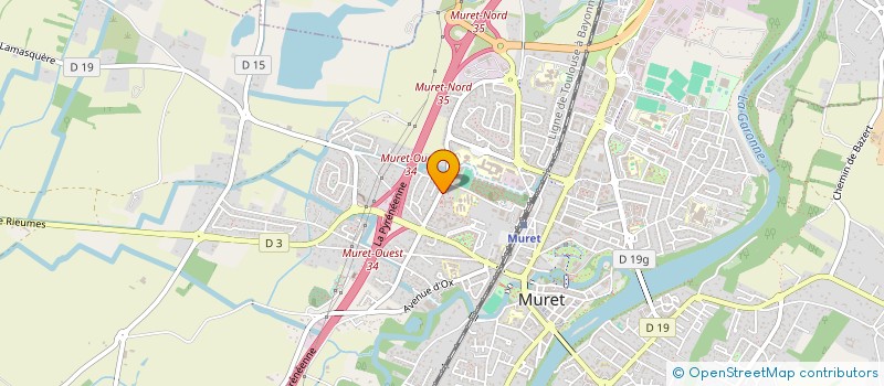 localisation de l'entreprise MONSIEUR ISMAEL MARTINEZ  MURET