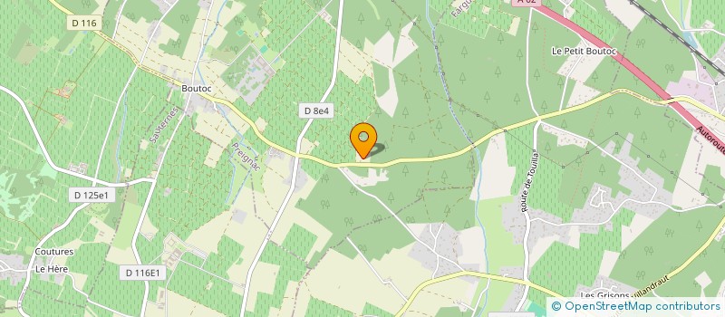 localisation de l'entreprise MONSIEUR ISMAEL MAUGER  PREIGNAC