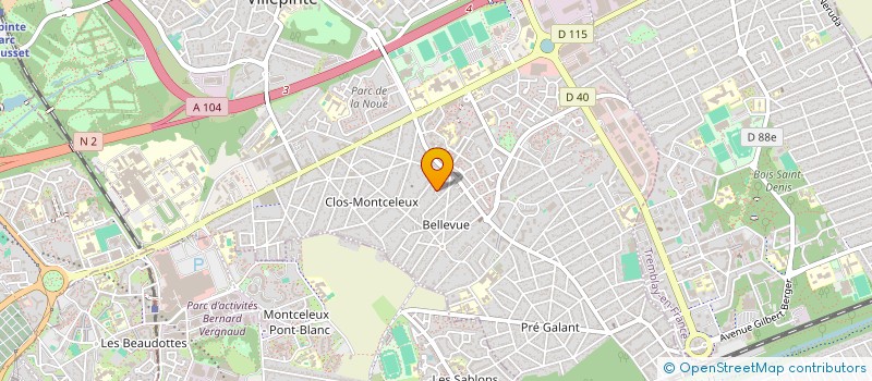 localisation de l'entreprise MONSIEUR ISMAEL MOHAMED MOUSSA à VILLEPINTE