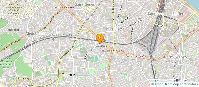 localisation de l'entreprise MONSIEUR ISMAEL MOTTIER  TALENCE