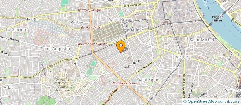 localisation de l'entreprise MONSIEUR ISMAEL MOUSSA  BORDEAUX