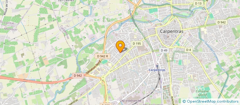 localisation de l'entreprise MONSIEUR ISMAEL NDIAYE  CARPENTRAS