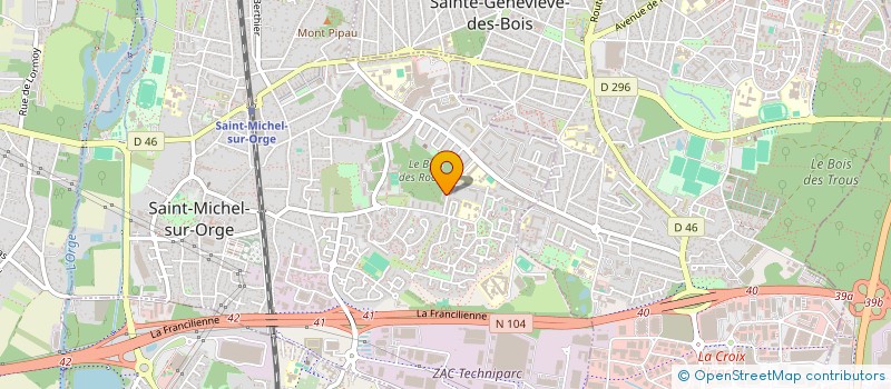 localisation de l'entreprise MONSIEUR ISMAEL NGAKOSSO à SAINT-MICHEL-SUR-ORGE