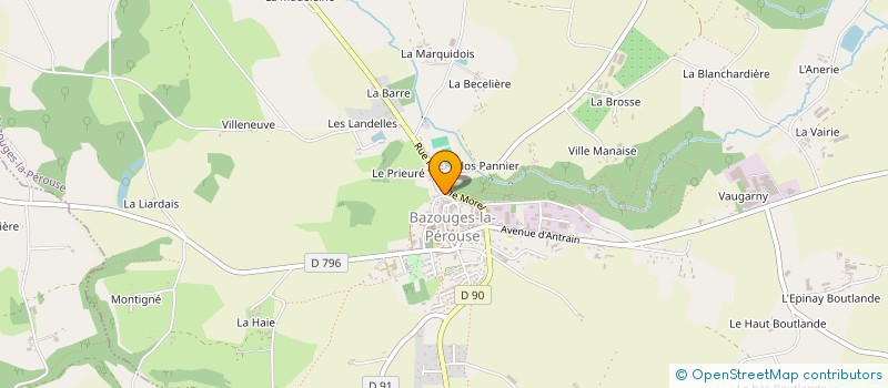 localisation de l'entreprise MONSIEUR ISMAEL NUNEZ à BAZOUGES-LA-PEROUSE