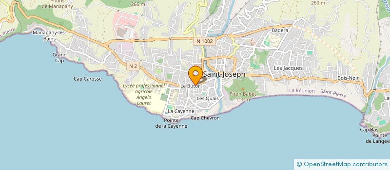 localisation de l'entreprise MONSIEUR ISMAEL OMARJEE à SAINT-JOSEPH