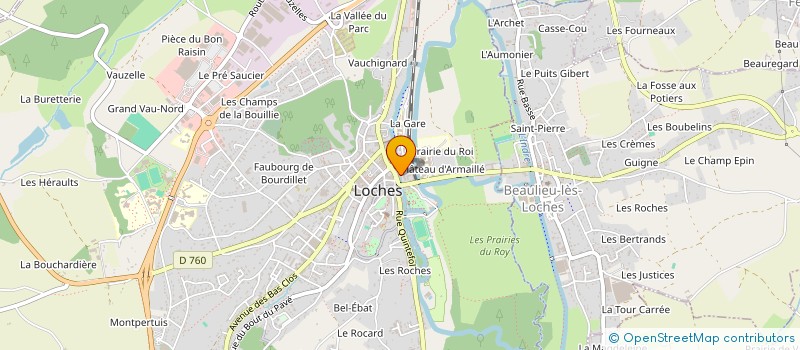 localisation de l'entreprise MONSIEUR ISMAEL PALOS MARTIN  LOCHES