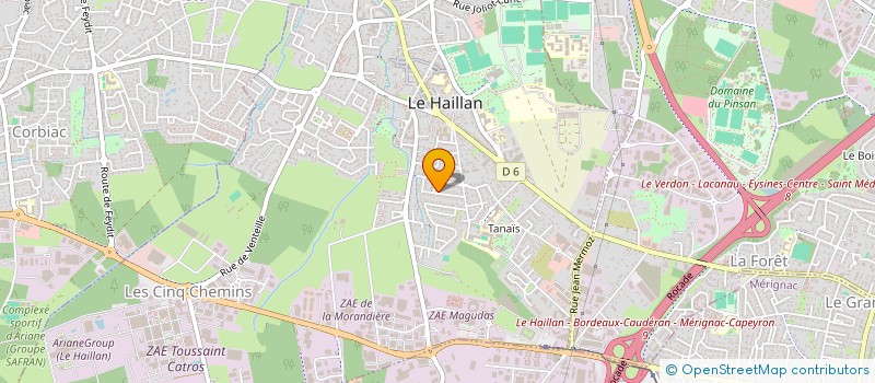 localisation de l'entreprise MONSIEUR ISMAEL PONCE MENAGER  LE HAILLAN