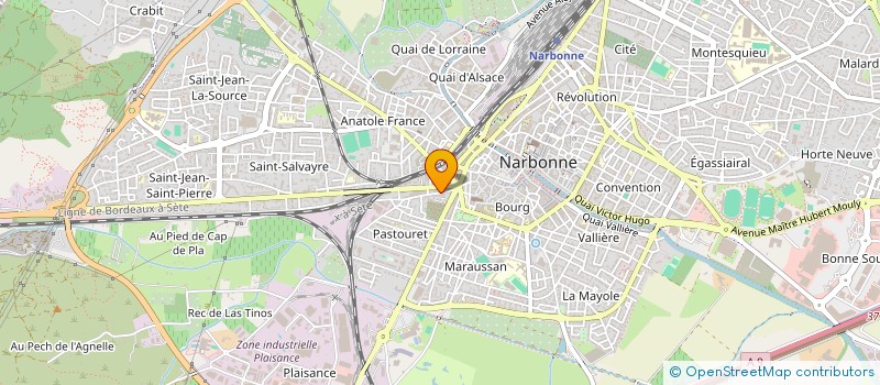 localisation de l'entreprise MONSIEUR ISMAEL REYES  NARBONNE