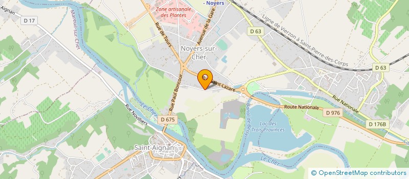 localisation de l'entreprise MONSIEUR ISMAEL ROBIN  NOYERS-SUR-CHER