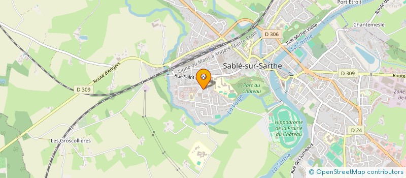 localisation de l'entreprise MONSIEUR ISMAEL SAID  SABLE-SUR-SARTHE