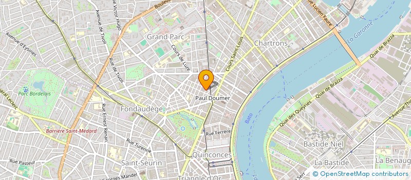 localisation de l'entreprise MONSIEUR ISMAEL SANE  BORDEAUX