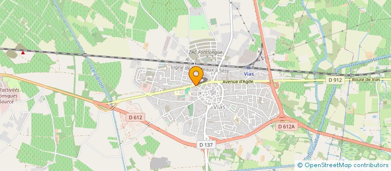 localisation de l'entreprise MONSIEUR ISMAEL SANSOTERO  VIAS