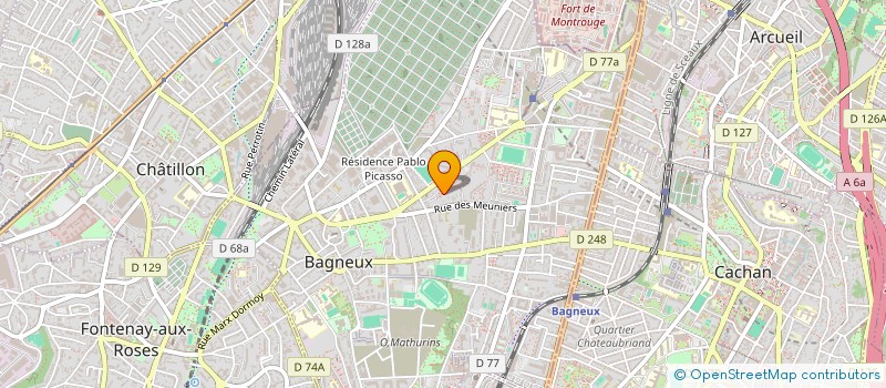 localisation de l'entreprise MONSIEUR ISMAEL SOUMARE à BAGNEUX