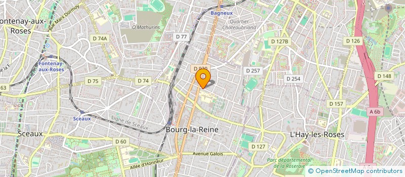 localisation de l'entreprise MONSIEUR ISMAEL TITIE COULIBALY à BOURG-LA-REINE