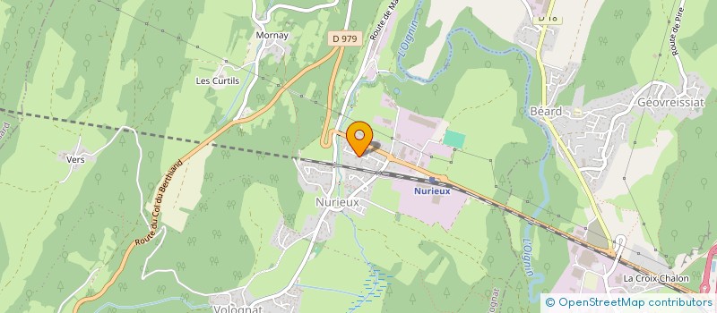 localisation de l'entreprise MONSIEUR ISMAEL TOK  NURIEUX-VOLOGNAT