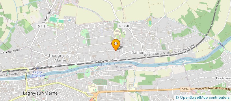 localisation de l'entreprise MONSIEUR ISMAEL TOURE  THORIGNY-SUR-MARNE