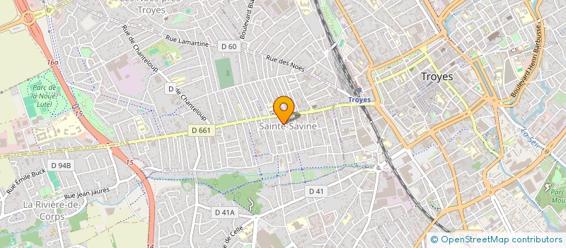 localisation de l'entreprise MONSIEUR ISMAEL WEISS  SAINTE-SAVINE