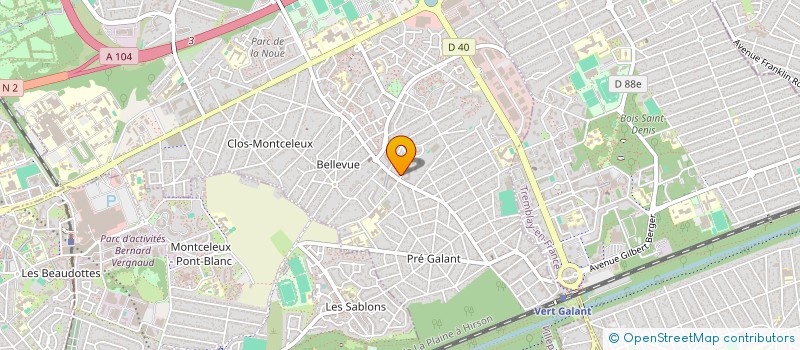 localisation de l'entreprise MONSIEUR ISMAELA GAYE à VILLEPINTE
