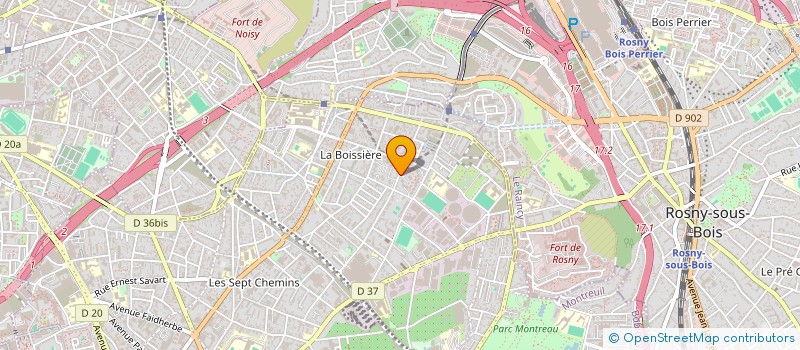 localisation de l'entreprise MONSIEUR ISMAELA TRAORE à MONTREUIL