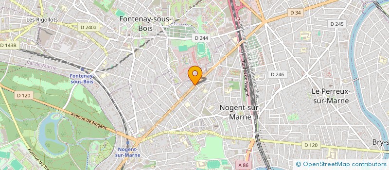 localisation de l'entreprise MONSIEUR ISMAHIL WAHEDIN  NOGENT-SUR-MARNE