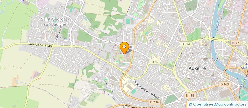localisation de l'entreprise MONSIEUR ISMAIL AACHACH à AUXERRE