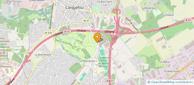 localisation de l'entreprise MONSIEUR ISMAIL ABIDI  CARQUEFOU