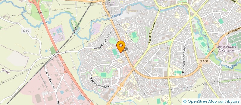 localisation de l'entreprise MONSIEUR ISMAIL AHMED SULAYMAN  CHOLET